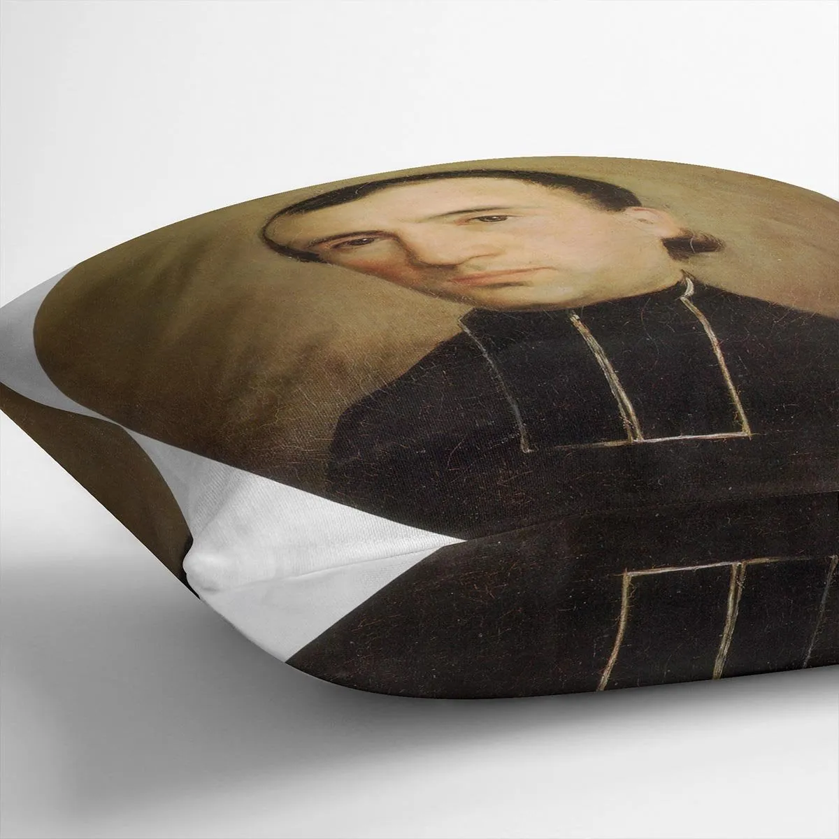 A Portrait of Eugene Bouguereau 1850 By Bouguereau Throw Pillow