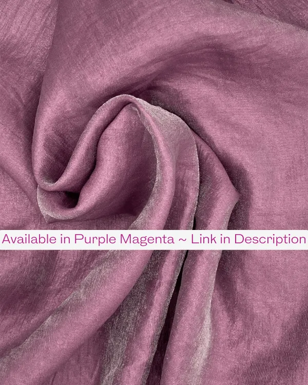 Blue Shimmer Fabric | Iridescent Washer Rayon Blend 54W