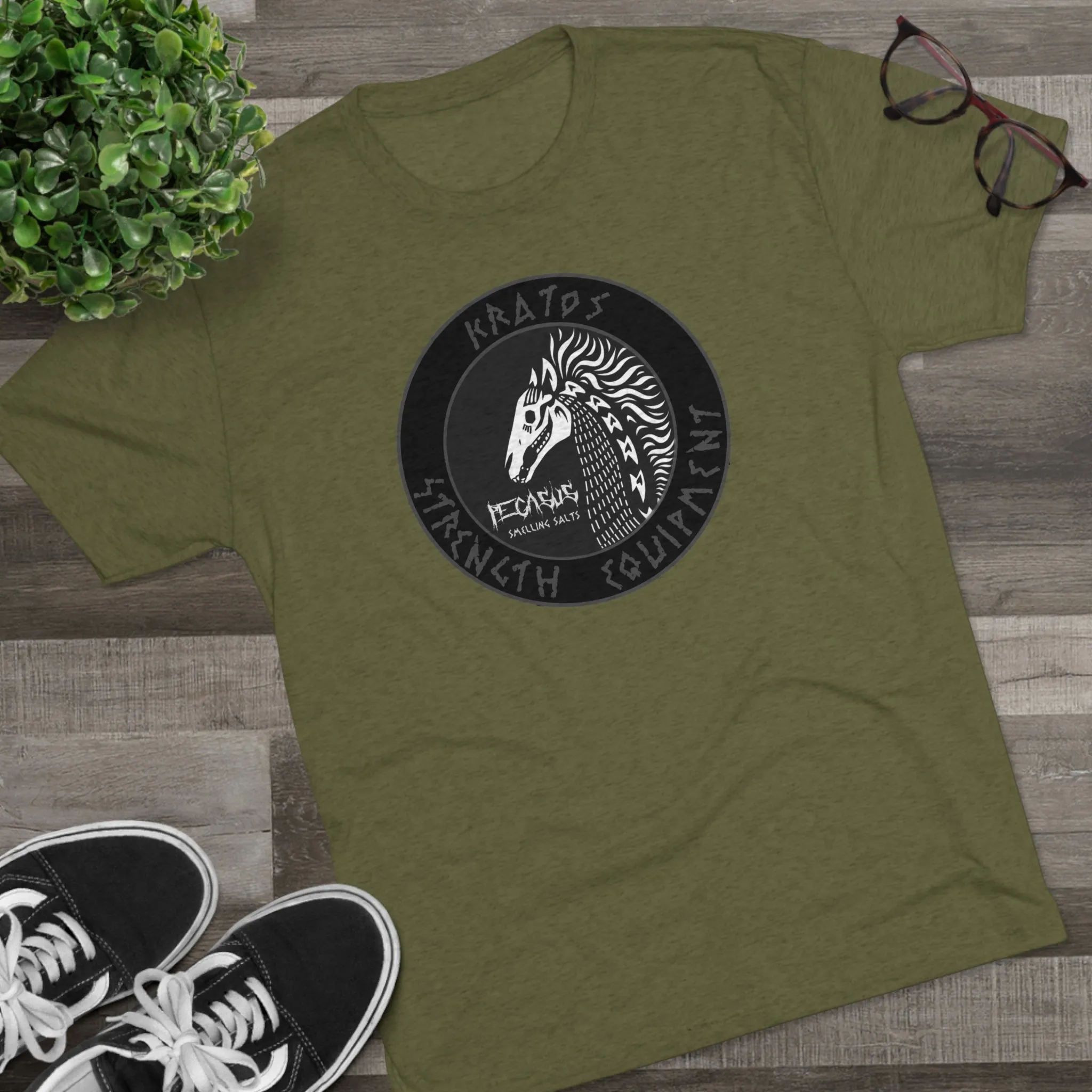Pegasus Unisex Tri-Blend Crew Tee