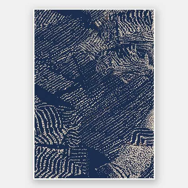 Sandstorm Midnight Blue Unframed Art Print